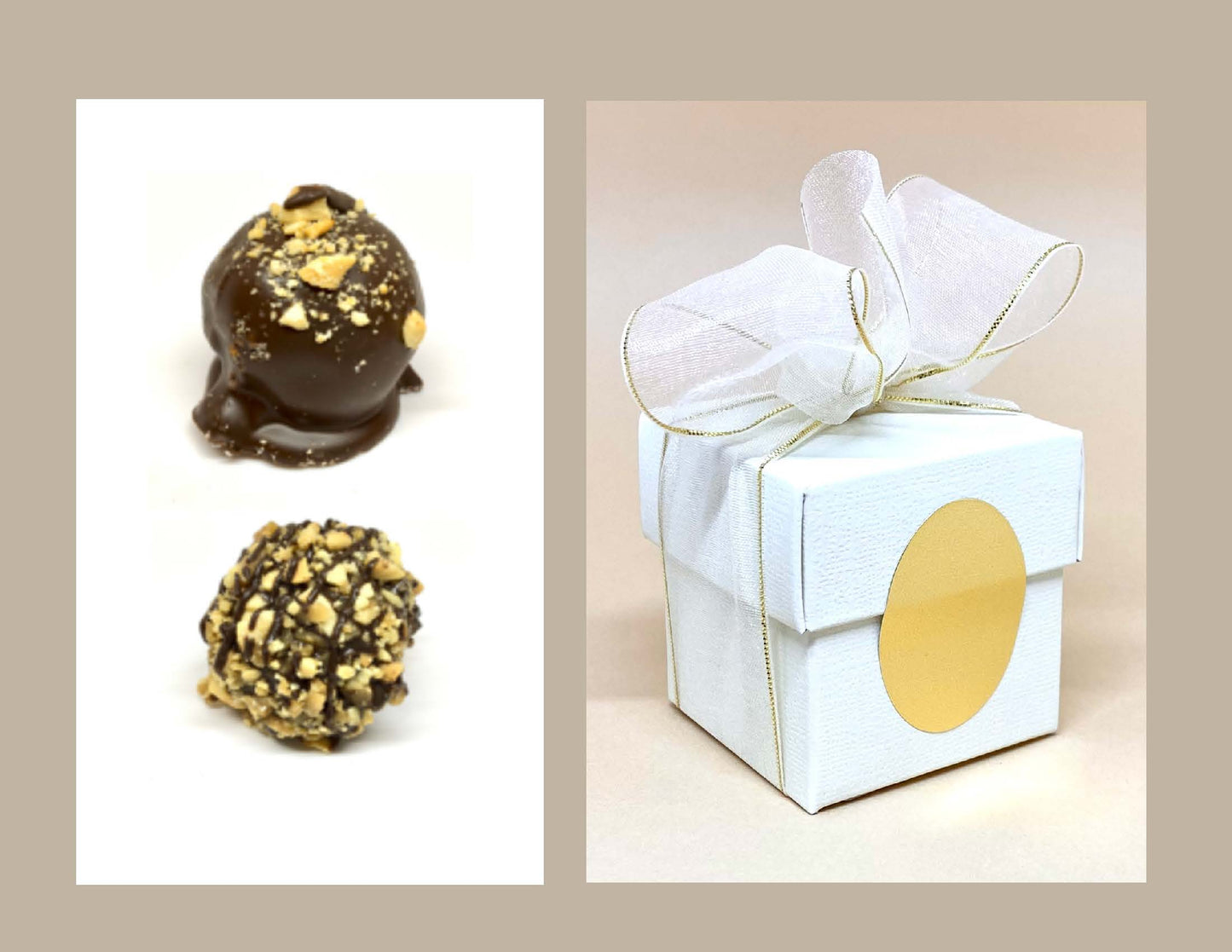Bare-Naked Cashew Brittle Bonbons
