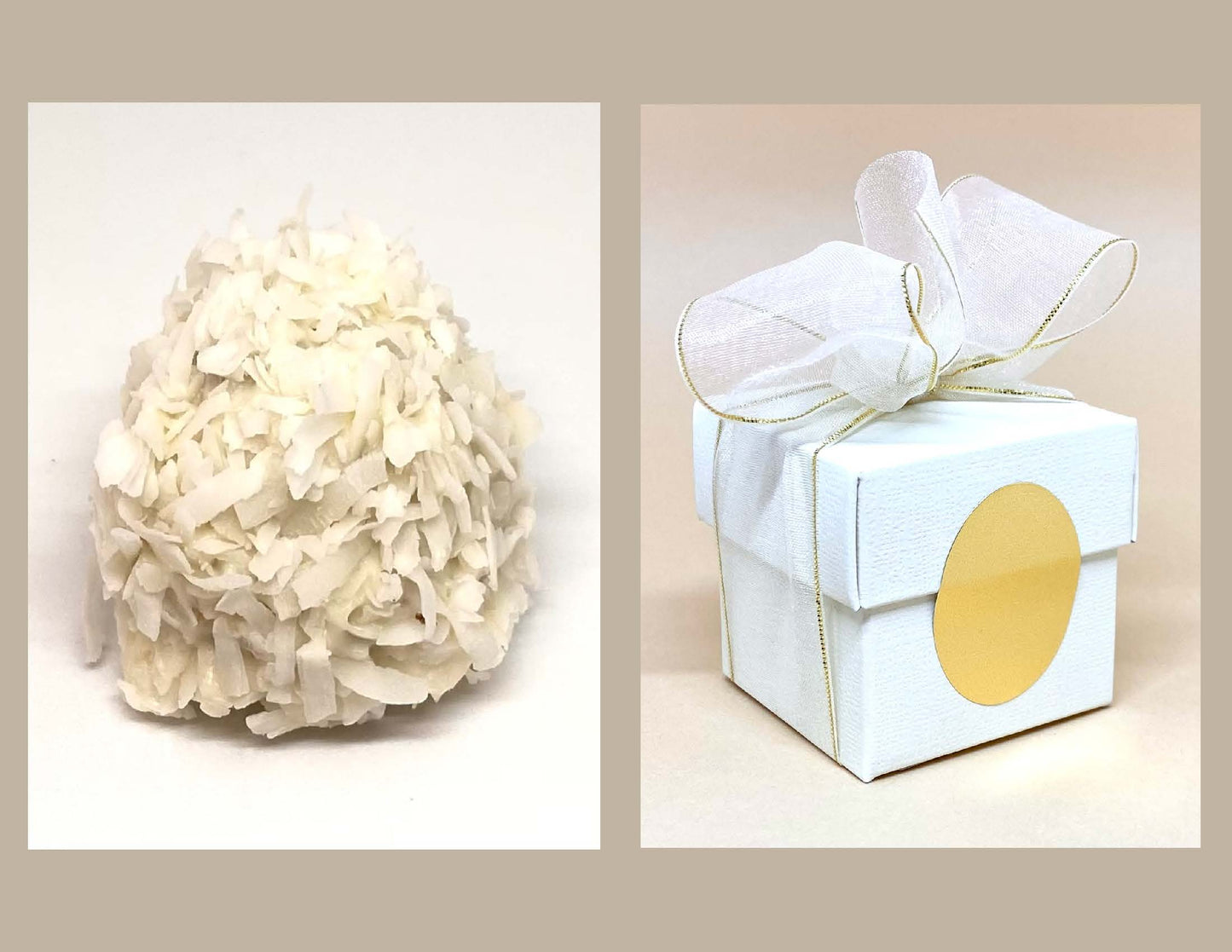 Coconut Pecan Brittle Bonbons