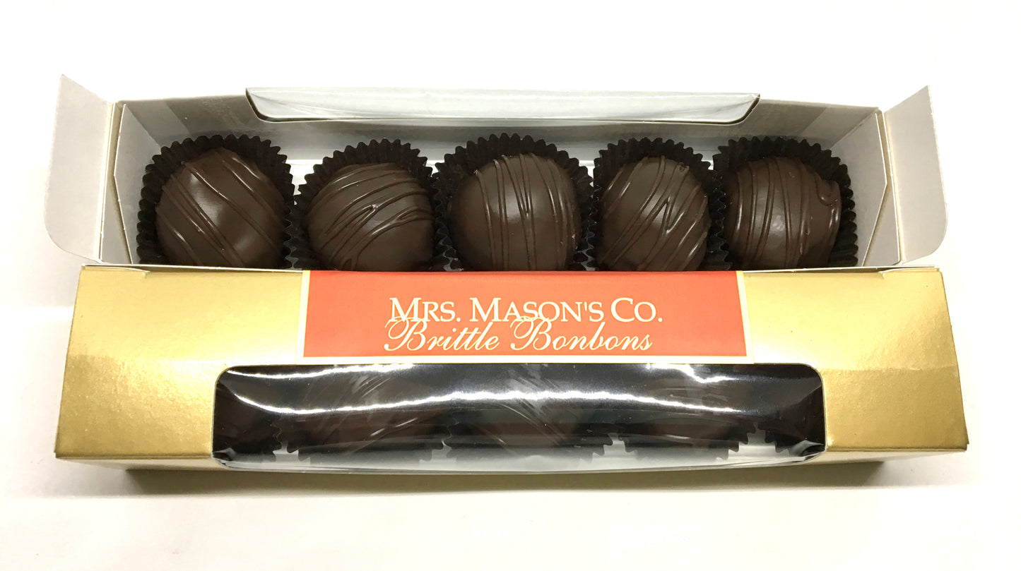Dark Coffee Brittle Bonbons