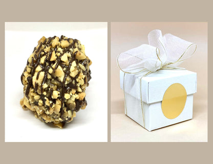 Bare-Naked Cashew Brittle Bonbons